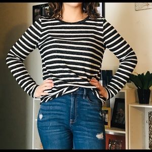 Striped long sleeve shirt
